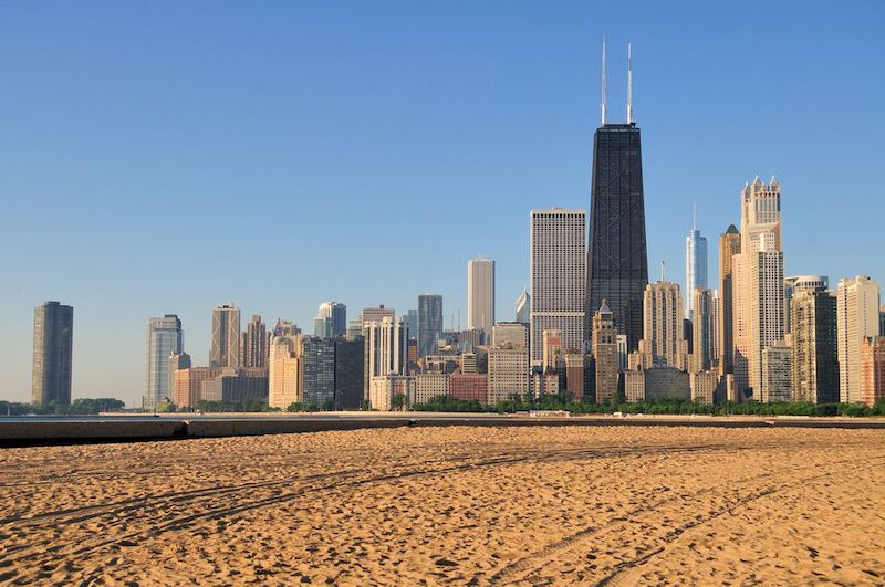 Melhores praias em Chicago: praia North Avenue Beach