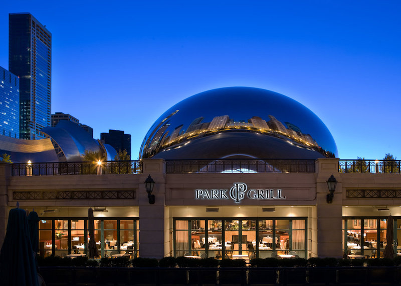 Millennium Park em Chicago: restaurante Park Grill