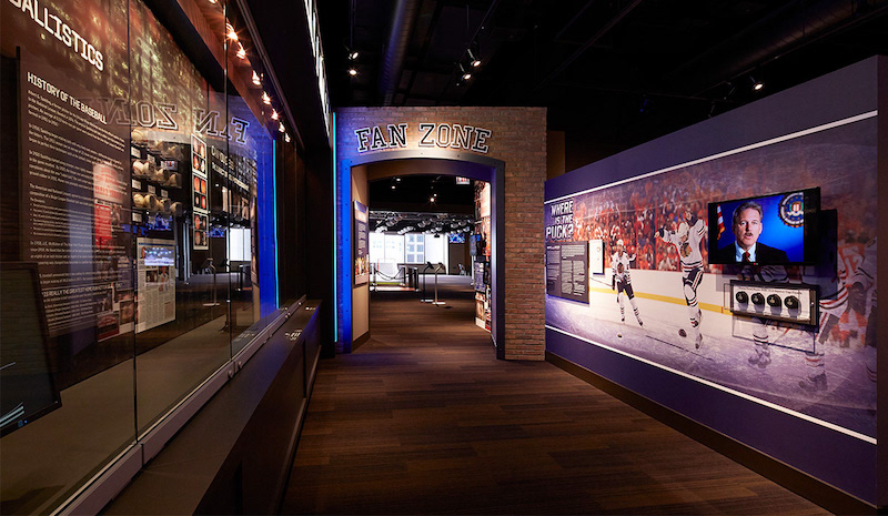 Interior do Chicago Sports Museum