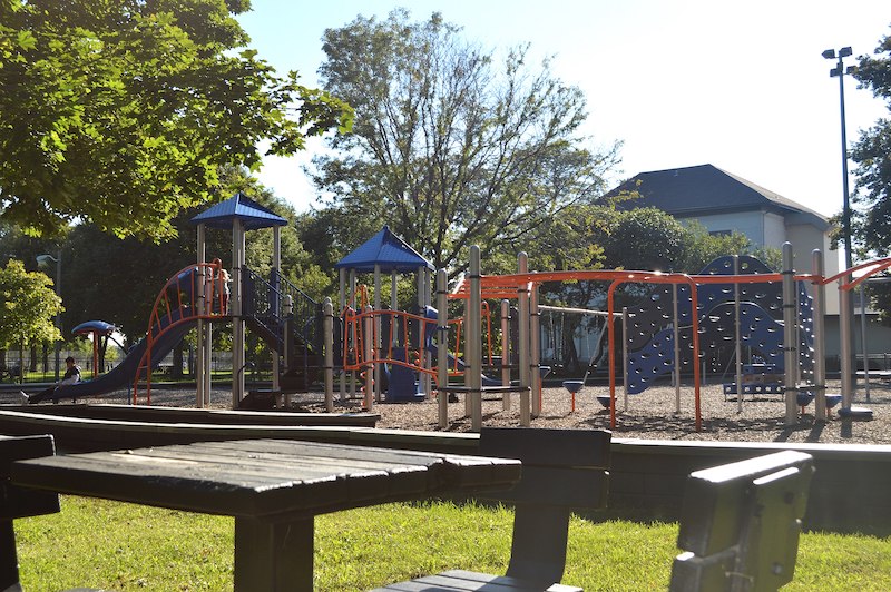 Playground no Armour Square Park em Chicago